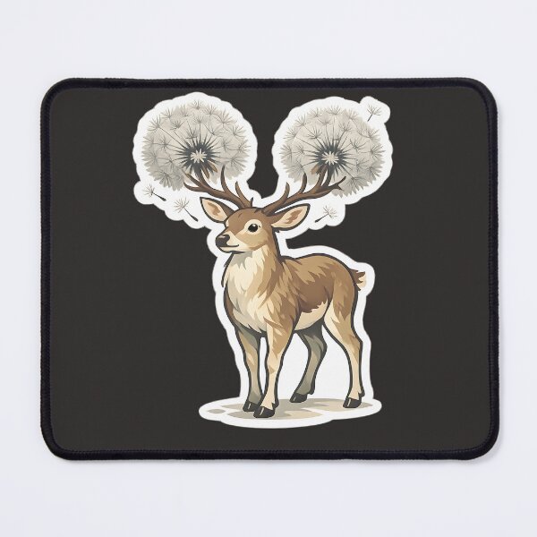 Item preview, Dandelion Deer Minimal Nature Creature Design designed and sold by Naviora.
