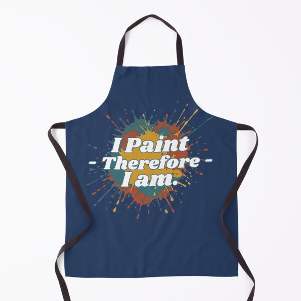 Item preview, I Paint Therfore I Am - Artist Quote designed and sold by TCB-Studio.