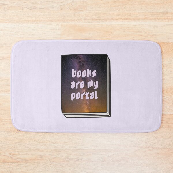 Item preview, books are my portal for reading lovers designed and sold by MoTaraDesigns.