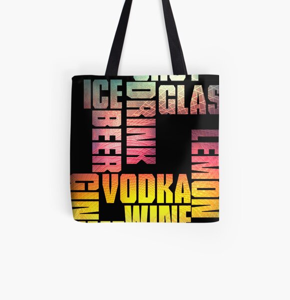 Drink 3 All Over Print Tote Bag