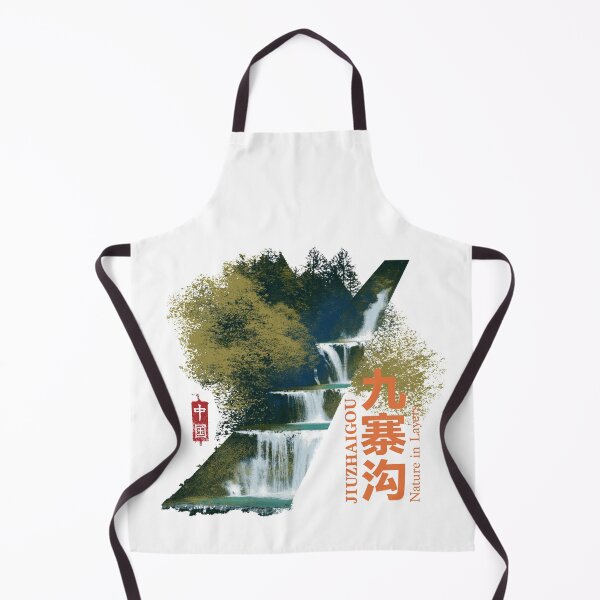 Item preview, Majestic Jiuzhaigou Nature In Layers Waterfall Design designed and sold by EdvvinStudios.