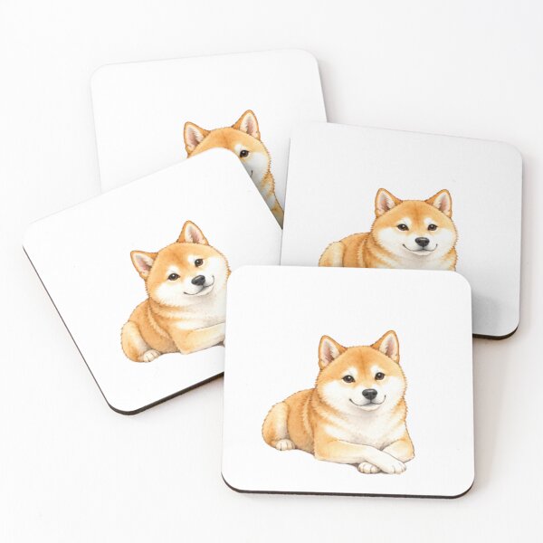 Item preview, Cute Shiba Inu Relaxing Pose designed and sold by MattariShibaInu.