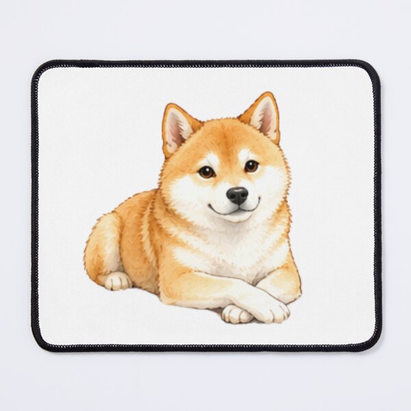 Item preview, Cute Shiba Inu Relaxing Pose designed and sold by MattariShibaInu.