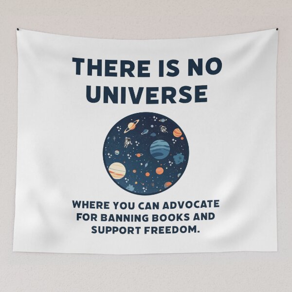 Item preview, You can’t advocate for banning books and support freedom.  designed and sold by Rachel the Artist .