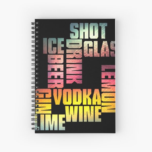 Drink 3 Spiral Notebook