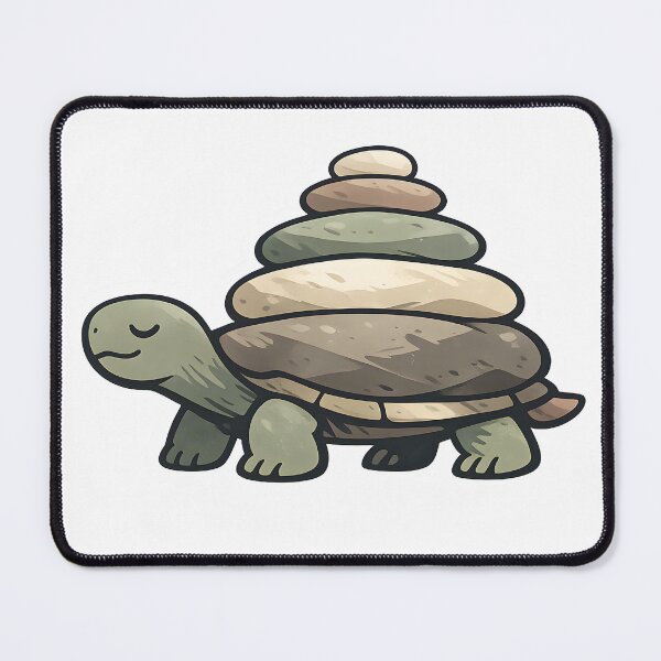 Item preview, Pebble Turtle Minimal Wildlife Design designed and sold by Naviora.