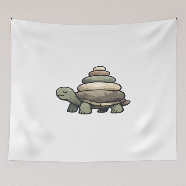 Item preview, Pebble Turtle Minimal Wildlife Design designed and sold by Naviora.