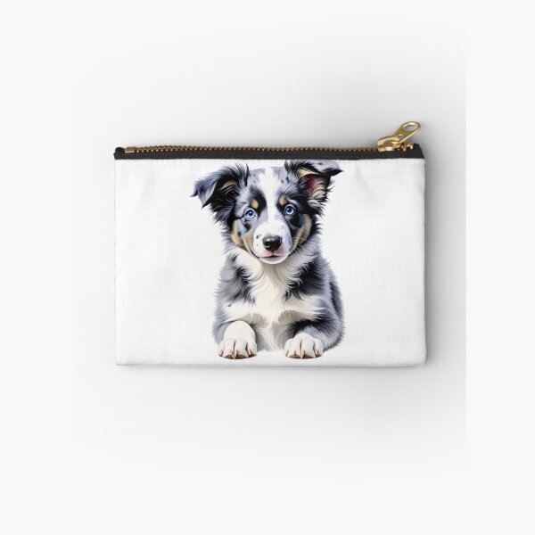 Item preview, Blue Merle Border Collie Puppy Portrait designed and sold by SabraDD.