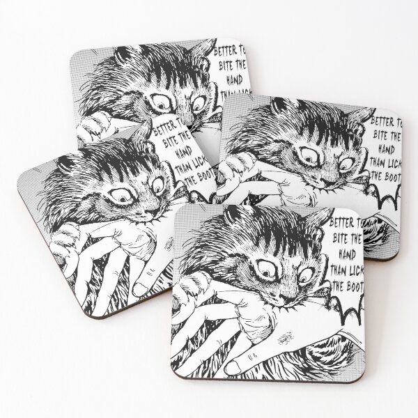 Item preview,  better to bite the hand than to lick the boot (antifa) designed and sold by remerasnerdas.
