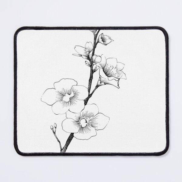 Item preview, Beautiful dogwood flower sketch  designed and sold by midsketcher.