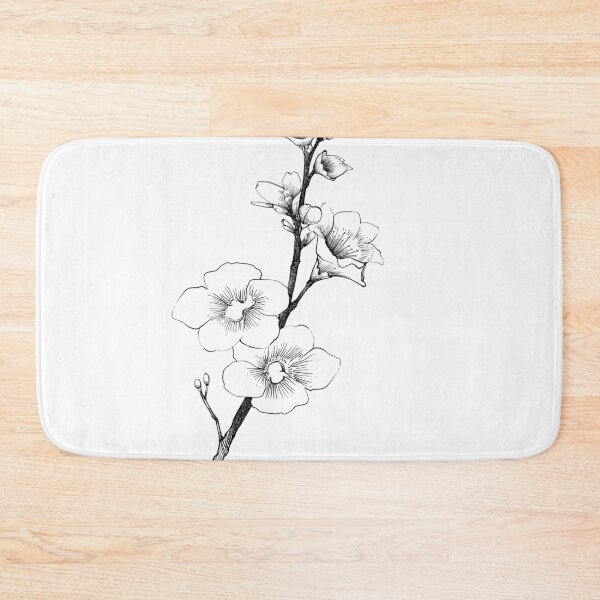 Item preview, Beautiful dogwood flower sketch  designed and sold by midsketcher.