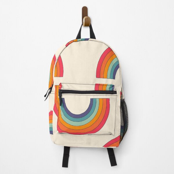 Item preview, Retro Rainbow Pattern | Vintage Boho Rainbow Seamless Design designed and sold by RJACreative.
