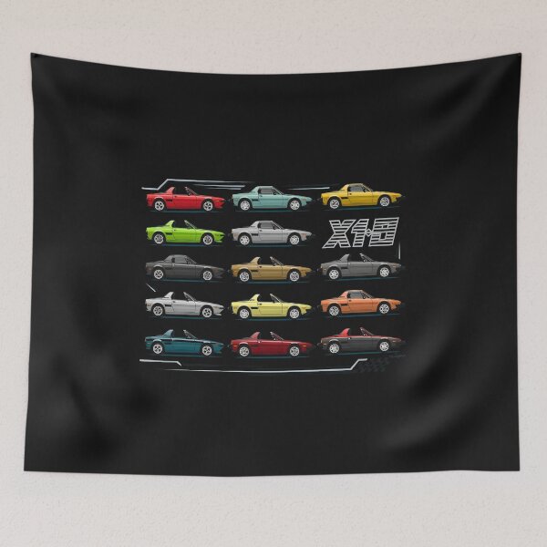 Item preview,  Sportscar Color Collection Grid Art designed and sold by folk-4-arts.