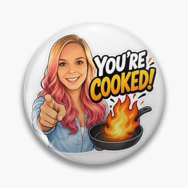 Item preview, You're Cooked! designed and sold by TheFundyMist.
