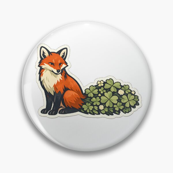 Item preview, Clover Fox Nature Inspired Illustration designed and sold by Naviora.