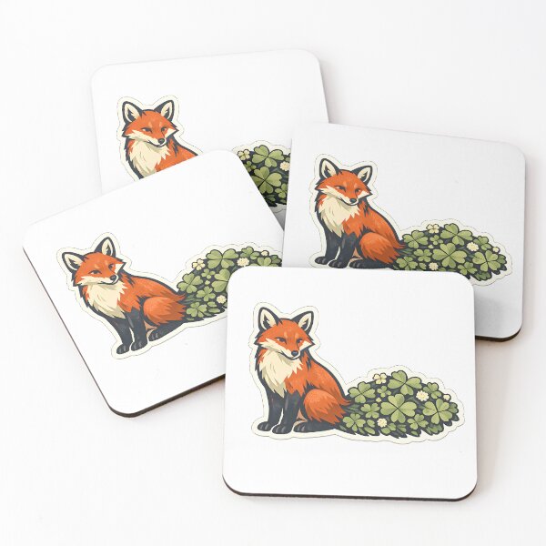 Item preview, Clover Fox Nature Inspired Illustration designed and sold by Naviora.