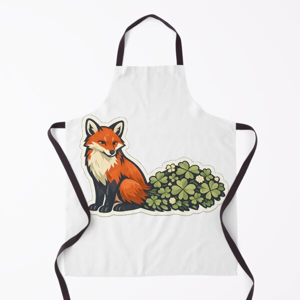 Item preview, Clover Fox Nature Inspired Illustration designed and sold by Naviora.
