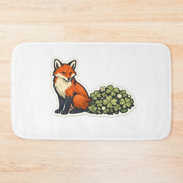 Item preview, Clover Fox Nature Inspired Illustration designed and sold by Naviora.