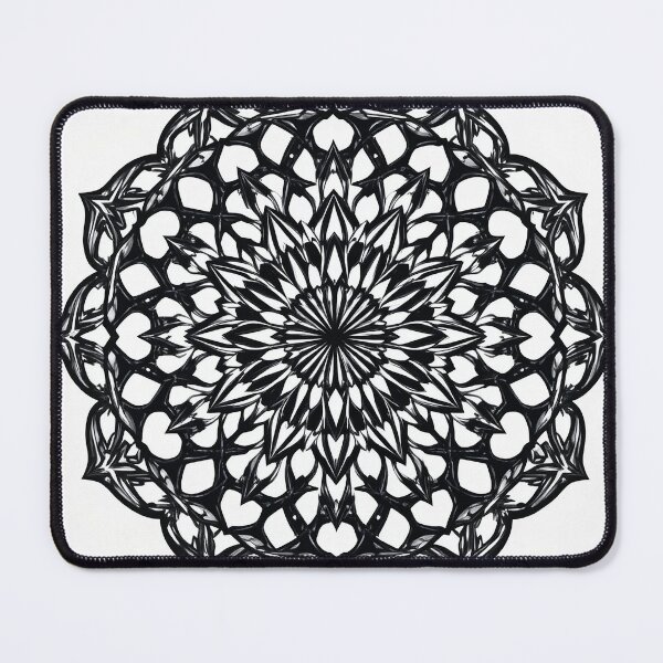 Item preview, Sacred Geometry Mandala Line Art | Intricate Geometric Symmetry Pattern | Minimalist Boho Spiritual Design designed and sold by PixPixari.