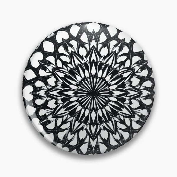 Item preview, Sacred Geometry Mandala Line Art | Intricate Geometric Symmetry Pattern | Minimalist Boho Spiritual Design designed and sold by PixPixari.