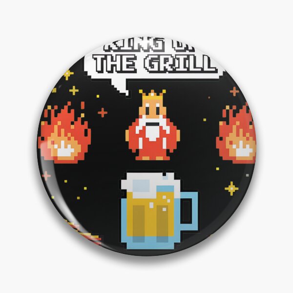 Item preview, Pixel Wizard Fire Beer 8 Bit Retro Sprite designed and sold by folk-4-arts.