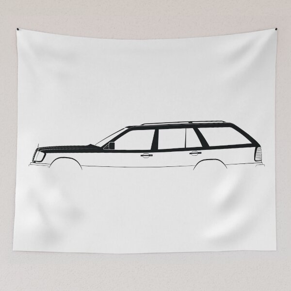 Item preview, 300 TD (S124) (Black) designed and sold by Car Silhouettes.