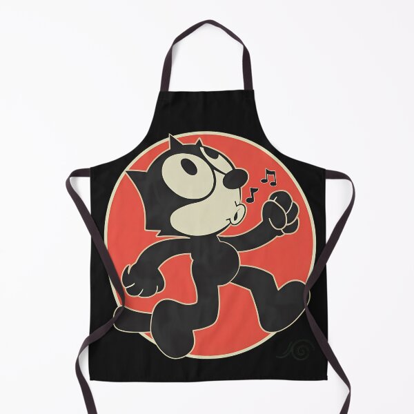 Item preview, Retro Running Cat Whistling Vintage Style designed and sold by folk-4-arts.