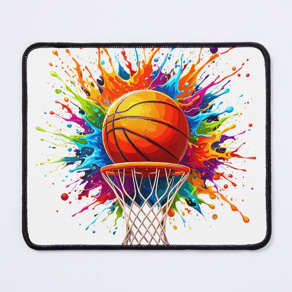 Item preview, Basketball Tie Dye Color Splash Basketball T-Shirt designed and sold by kevincuellar.