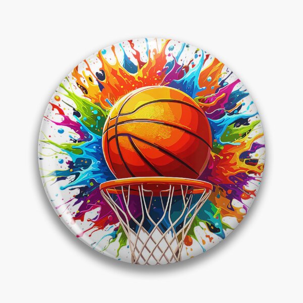 Item preview, Basketball Tie Dye Color Splash Basketball T-Shirt designed and sold by kevincuellar.