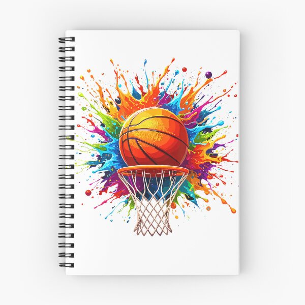 Item preview, Basketball Tie Dye Color Splash Basketball T-Shirt designed and sold by kevincuellar.