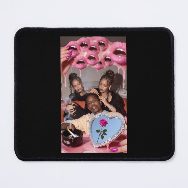 Item preview, Surreal Rihanna Aap Rocky Melting Pink Collage designed and sold by GiotaFs.