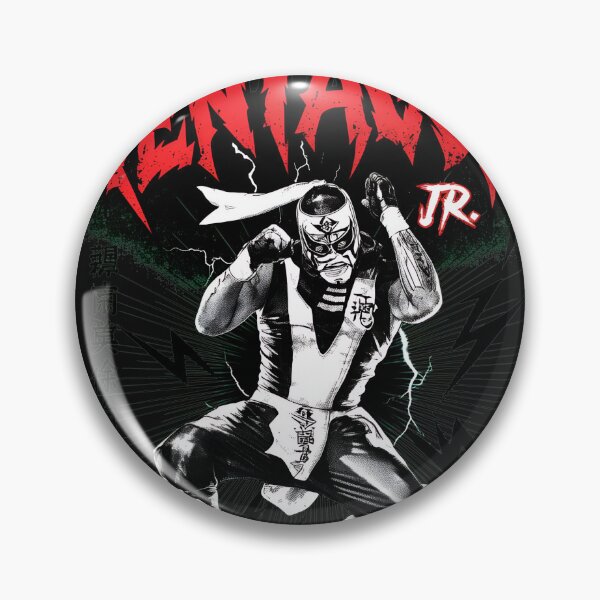 Item preview, Lucha Mask Pro Wrestler Zero Fear Poster designed and sold by folk-4-arts.