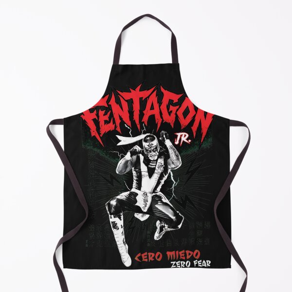 Item preview, Lucha Mask Pro Wrestler Zero Fear Poster designed and sold by folk-4-arts.