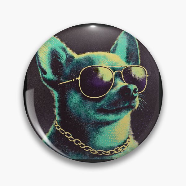 Item preview, Neon Cool Chihuahua Vibes designed and sold by ClubVacay.