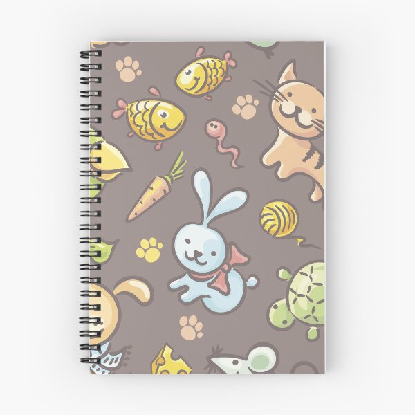 Item preview, Cute Pet Friends Pattern | Kawaii Animal Seamless Print for Pet Lovers designed and sold by RJACreative.