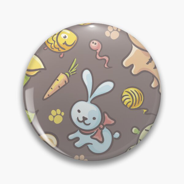Item preview, Cute Pet Friends Pattern | Kawaii Animal Seamless Print for Pet Lovers designed and sold by RJACreative.