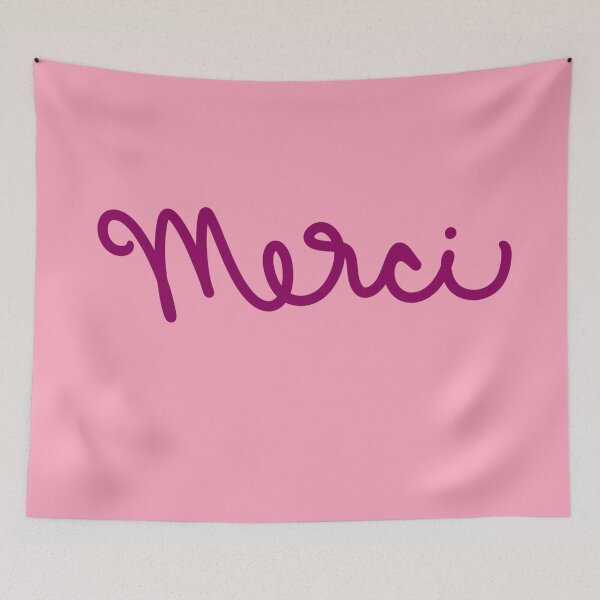 Item preview, Thank you in French designed and sold by abeink.