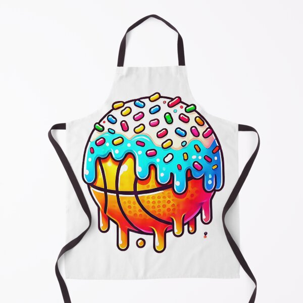 Item preview, Ice Cream Basketball Drip Boys Girls Kids Basketball Stuff T-Shirt designed and sold by RKdrawings.