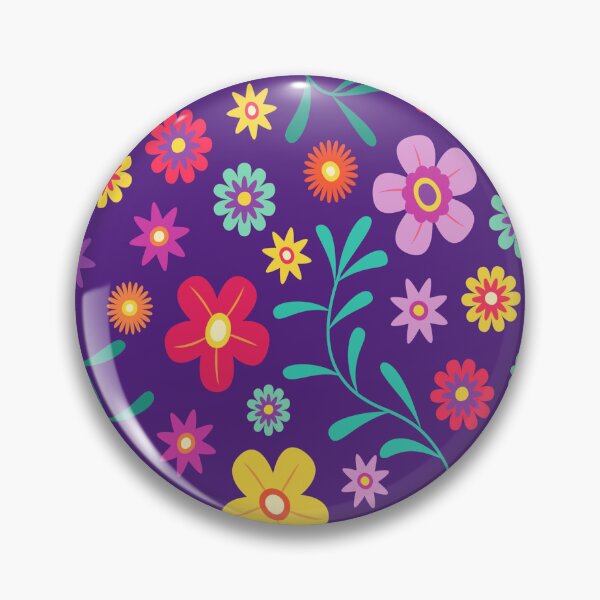 Item preview, Colorful Retro Floral Pattern | Vibrant Boho Flower Seamless Design designed and sold by RJACreative.