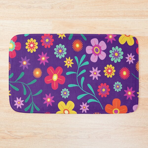 Item preview, Colorful Retro Floral Pattern | Vibrant Boho Flower Seamless Design designed and sold by RJACreative.