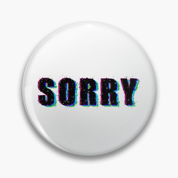 Item preview, SORRY Glitch Typography designed and sold by Ink_craft.