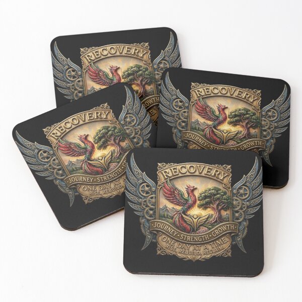 Item preview, Phoenix Rising Recovery Wings Emblem designed and sold by NewCreationLabs.