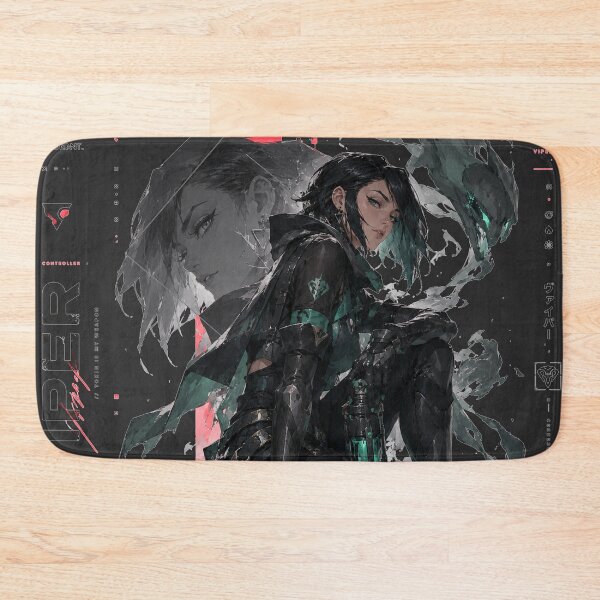 Item preview, Valorant Viper Dark Aesthetic Cyberpunk Gaming Poster | Toxic Queen Anime Style Art designed and sold by NBT-NOVA.