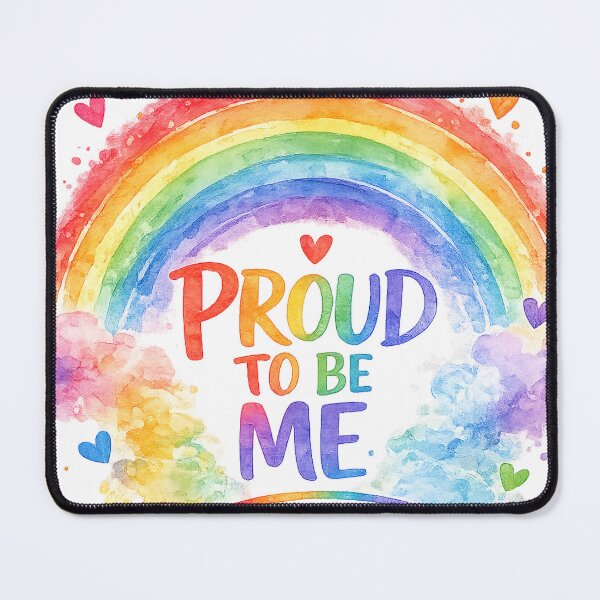 Item preview, Proud To Be Me - Watercolor Rainbow Positivity designed and sold by Arbacus.