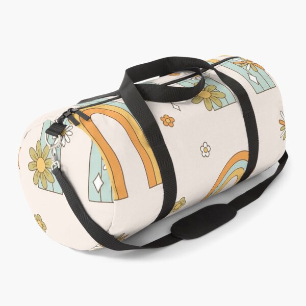 Item preview, Boho Rainbow Floral Pattern | Retro Daisy Rainbow Seamless Design designed and sold by RJACreative.