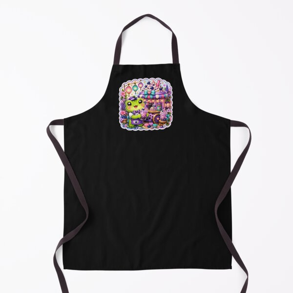 Item preview, Kawaii Blueberry Boba Frog – Cute Cottagecore Bubble Tea Café Frog Purple Aesthetic designed and sold by ALH Apparel.