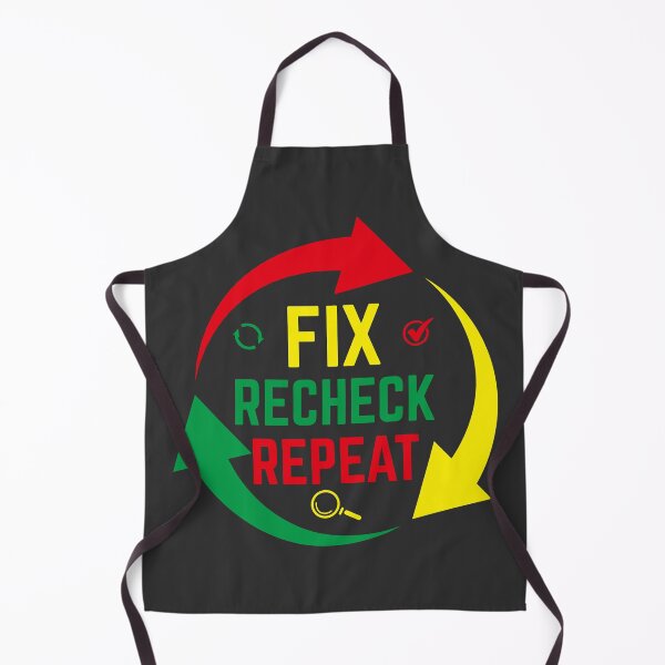 Item preview, Fix Recheck Repeat | Funny CPA Accountant Audit & Reconciliation Humor designed and sold by FCA SIR MERCH .