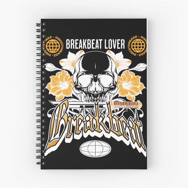 Item preview, BREAKBEAT - Pirate Skull Breaks (White)  designed and sold by Discothreadz.