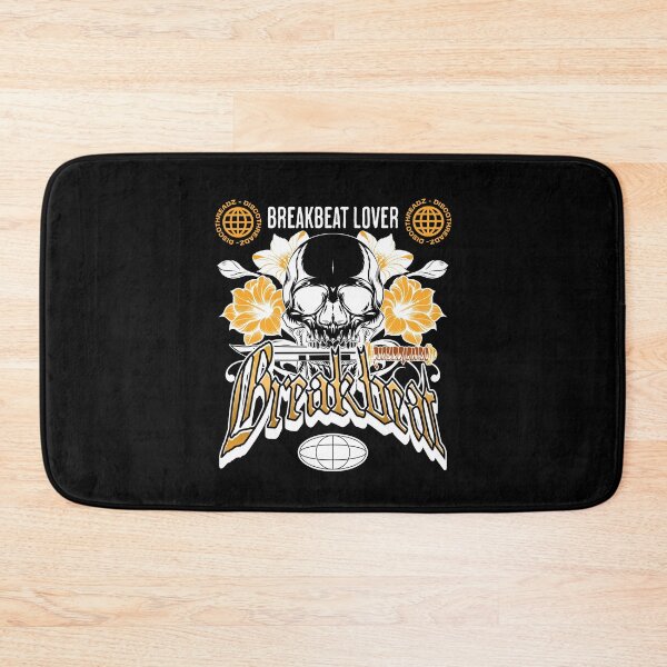 Item preview, BREAKBEAT - Pirate Skull Breaks (White)  designed and sold by Discothreadz.