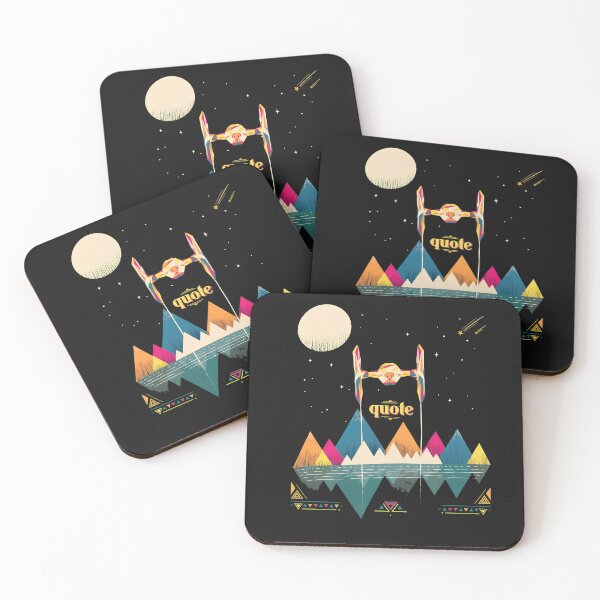 Item preview, Geometric Fighter Mountain Night Sky  designed and sold by folk-4-arts.